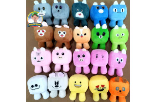 5" Block Headz Plush - 120ct - $1.71 ea