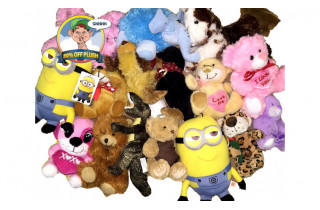 9-14" PLUSH MIXED Case - $2.25 per piece