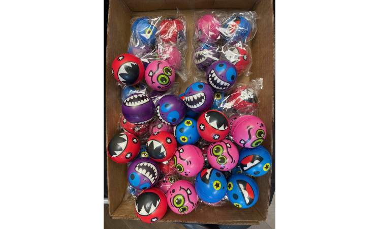 2.5" Prankster Funny Face Balls 518ct case