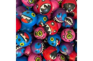 2.5" Prankster Funny Face Balls 518ct case