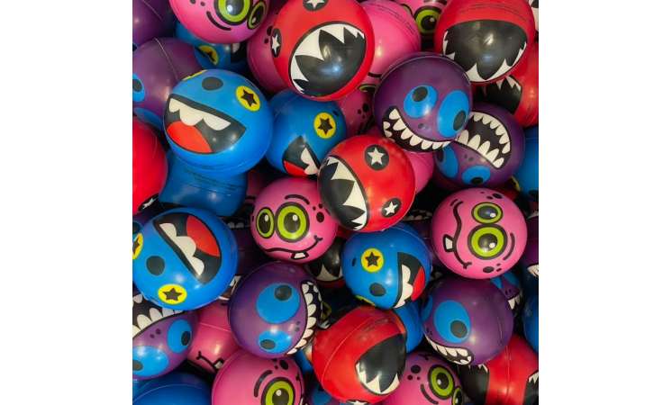 2.5" Prankster Funny Face Balls 518ct case