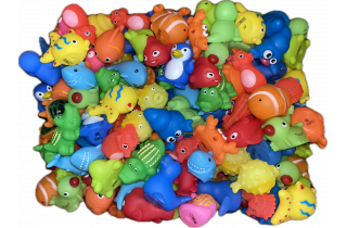 2" SEA LIFE ANIMAL MIX-400ct Case  - $0.31 ea