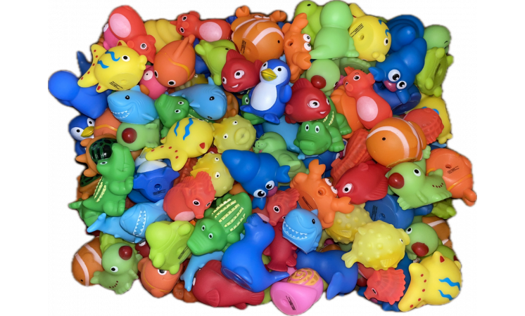 2" SEA LIFE ANIMAL MIX-400ct Case  - $0.31 ea