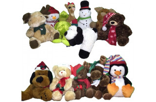 Christmas 19-28" PLUSH-20ct Case - $6.50