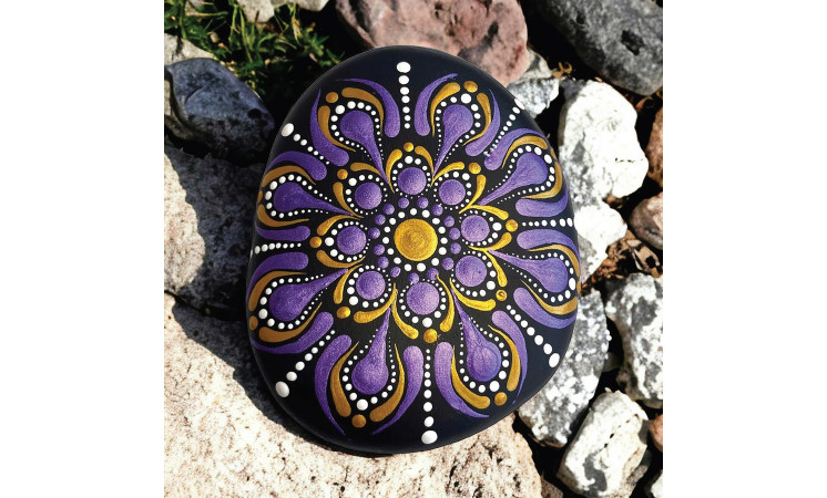 Paint Your Own Metallic Rocks 18ct Case - $5.50ea