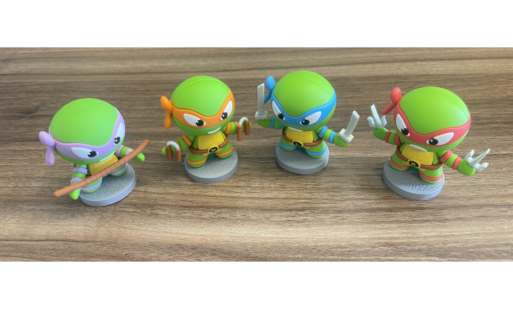 3" NINJA TURTLES - 144CT CASE - $2.16ea