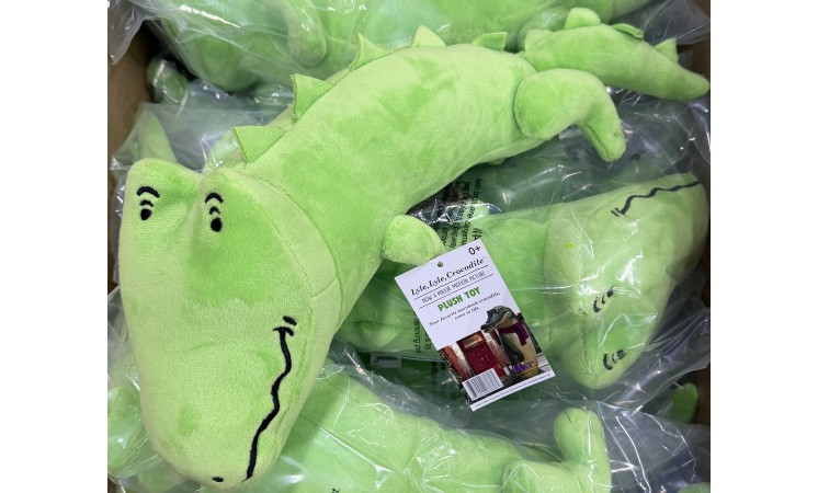 15" LYLE CROCODILE PLUSH 24ct - $3.71 ea