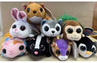 4-5" FUZZY TAIL MIX-300ct Case - $1.25ea