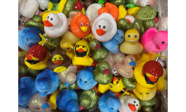 2" GLITTER DUCK MIX-400ct Case  - $0.36 ea