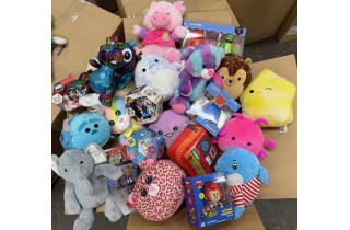 65% OFF: LARGE TOY & PLUSH MIX - 70ct Case - $0.99 ea
