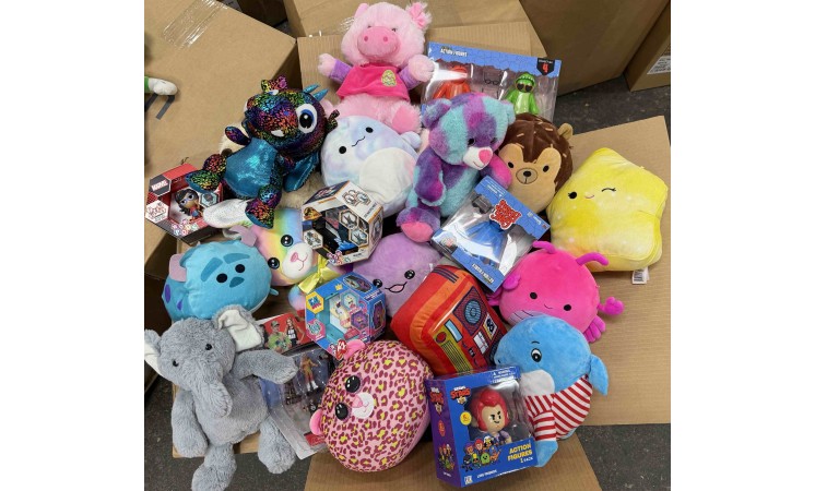 LARGE TOY & PLUSH MIX - 70ct Case - $2.21 ea