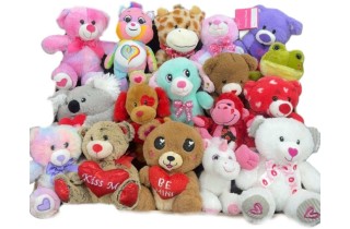 5-9" VALENTINE'S PLUSH -200ct Case - $1.92 ea