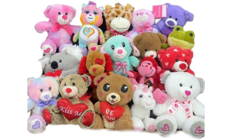 5-9" VALENTINE'S PLUSH -200ct Case - $1.92 ea