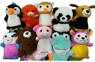 8" PLUSH MIX 180 ct Case - $1.66 ea