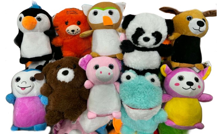 8" PLUSH MIX 180 ct Case - $1.66 ea