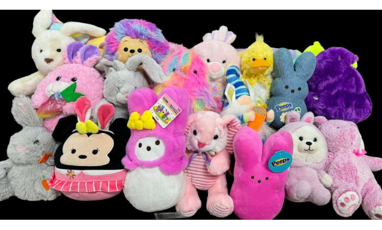9-14" EASTER - SPRING PLUSH-70ct Case - $2.99ea