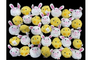 3-4" SPRING PLUSH MIX - 288ct CASE - $0.79 ea
