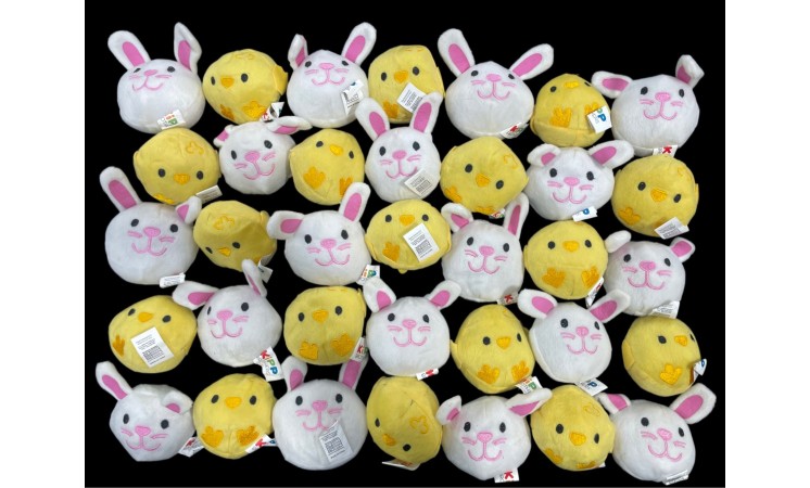 3-4" SPRING PLUSH MIX - 288ct CASE - $0.79 ea