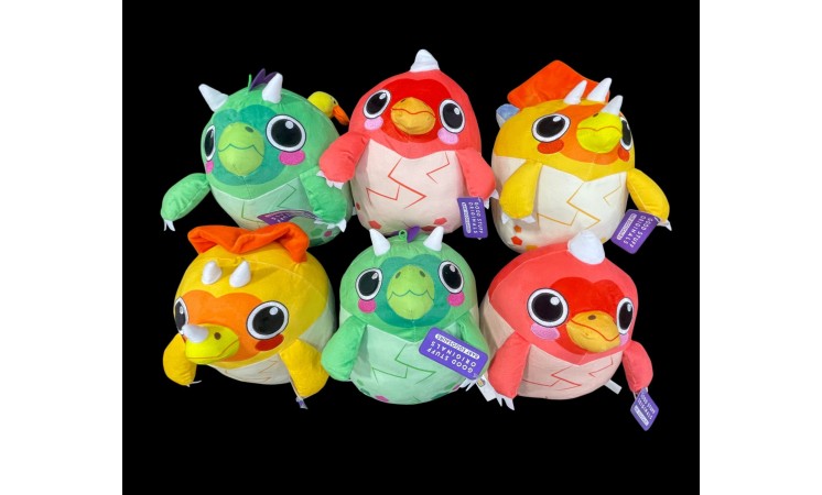12" DINO EGG PLUSH - 36ct CASE - $2.87ea