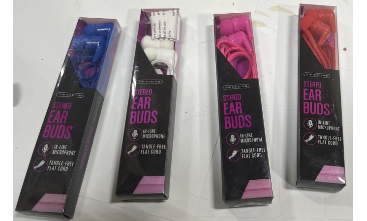 70% OFF - Infinitive Stereo Earbuds - 500ct Case