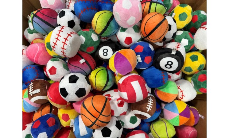 5" Sports Plush - 120ct - $1.75