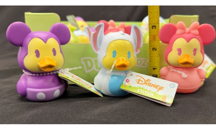 3" Mickey, Stitch & Shrek Ducks 84ct - $2.38ea