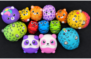 4-8" Animal Squish 100ct case - $1.75ea