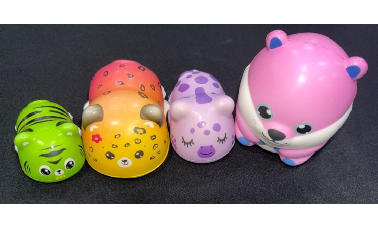 4-8" Animal Squish 100ct case - $1.75ea