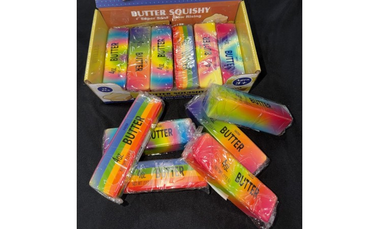 Rainbow Butter Squish 144ct $2.49 ea