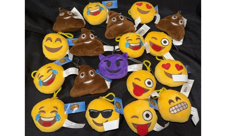 30% OFF - 3.5" EMOJI PLUSH 216ct Case